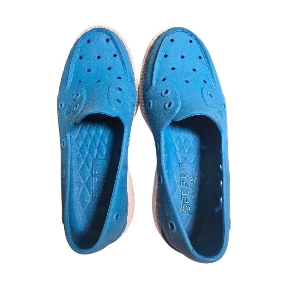 Sperry Top-Sider Float Blue EVA Boat Shoes Womens 8 Slip On Water Shoes Loafers